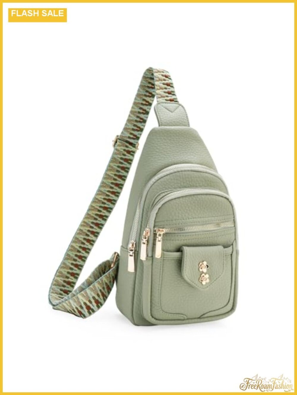 PU Leather Sling Bag Crossbody Fanny Pack for Women Anti Theft Travel Purse